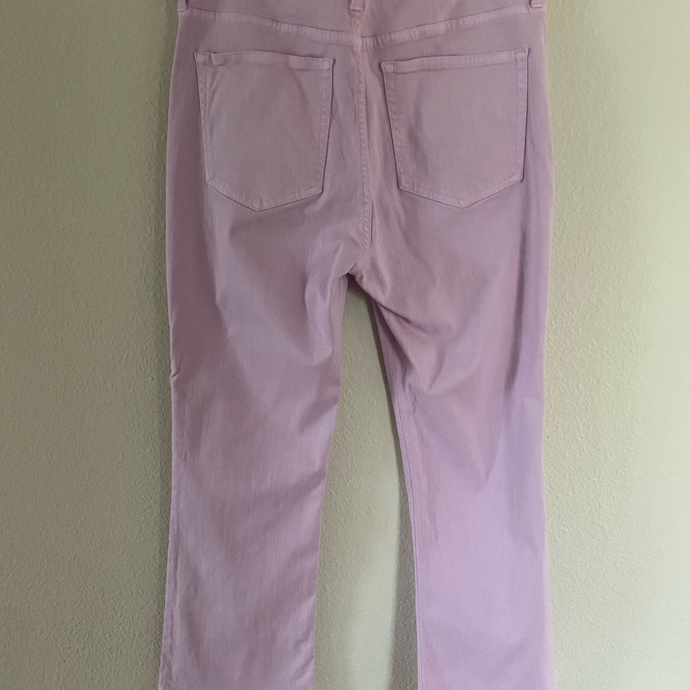 J. Crew Women’s 9”Billie Demi Boot Crop Denim Pants in Light Pink Size 28/6 - Picture 12 of 16